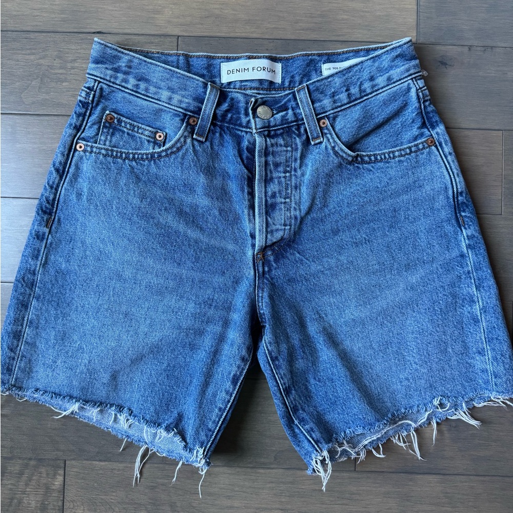 Aritzia Denim Forum The '90s Patti Lo-rise Thigh Jean Short